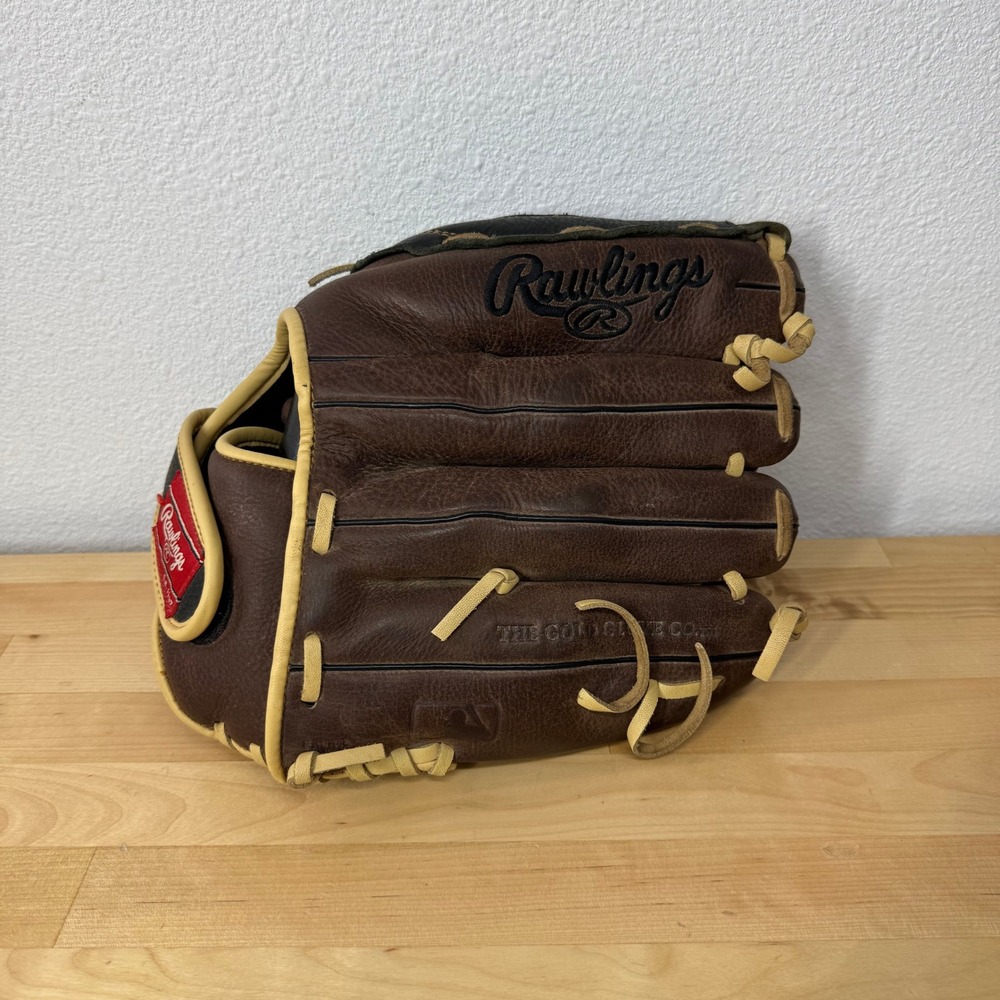 Rawlings RBG36BC Baseball Glove 12.5 Inch Basket Web Brown Leather LH Throw